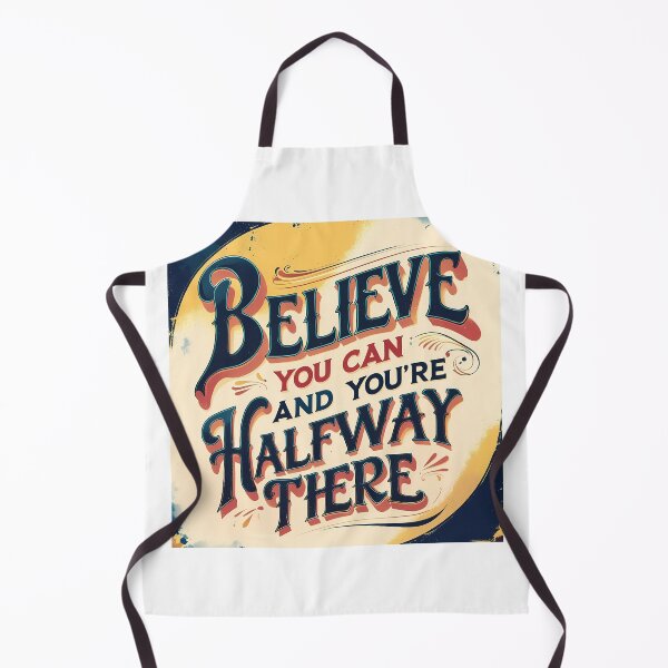 Item preview, Believe You Can Halfway There Vintage Typography designed and sold by Y-Muqsit.