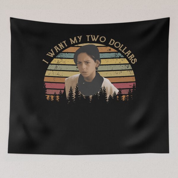 Item preview, I Want My Two Dollars Retro Character Saying designed and sold by DANEVANSHOP.