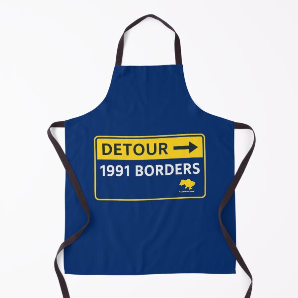 Item preview, Detour → 1991 Borders – European Road Sign Parody designed and sold by Bratak.