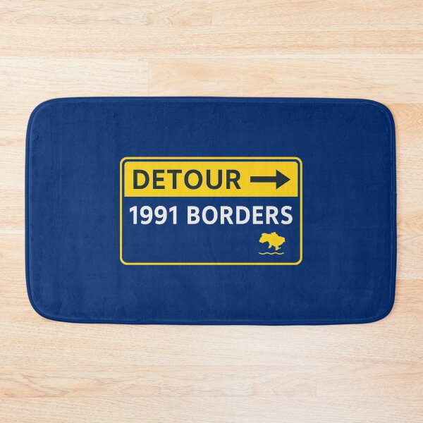 Item preview, Detour → 1991 Borders – European Road Sign Parody designed and sold by Bratak.