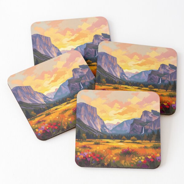 Item preview, Yosemite Valley At Sunset designed and sold by AnacapaInk.