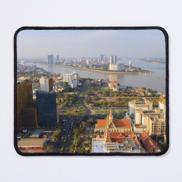 Item preview, Phnom Penh City Skyline Cityscape Tonle Sap Mekong River Cambodia designed and sold by Kevin Miller Photography.