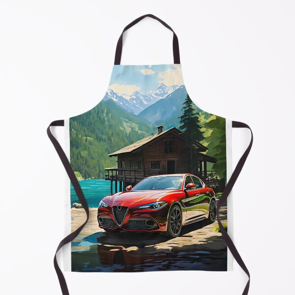 Item preview, Swiss Chalet Backdrop Highlights The Elegance Of Italian Car designed and sold by RevUpDesign.