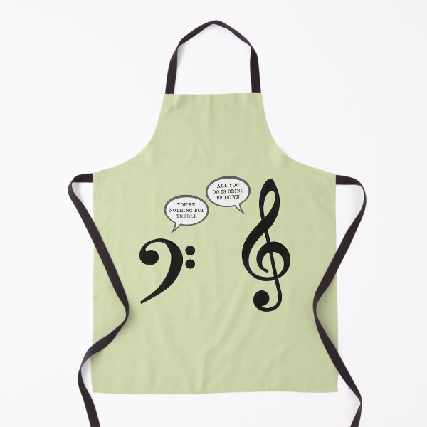 Item preview, Bass Clef vs Treble Clef: Music Joke | PERFECT GIFT FOR YOU AND FRIENDS designed and sold by TiffanyTumba.
