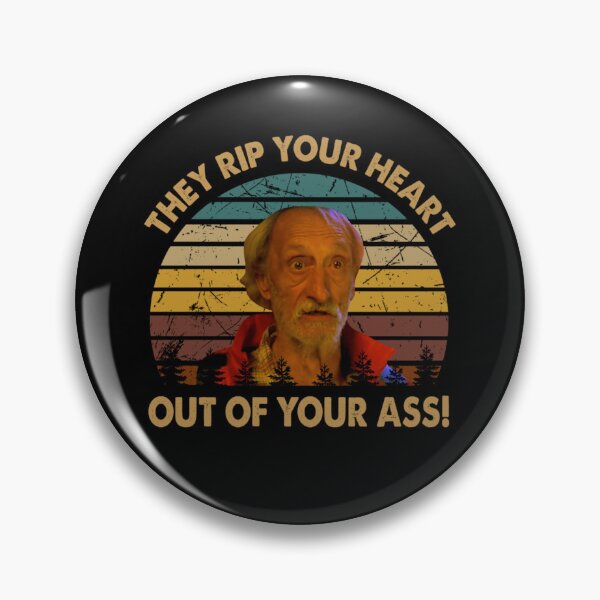 Item preview, They rip your heart out of your ass old man character  designed and sold by rabarnicoohc.