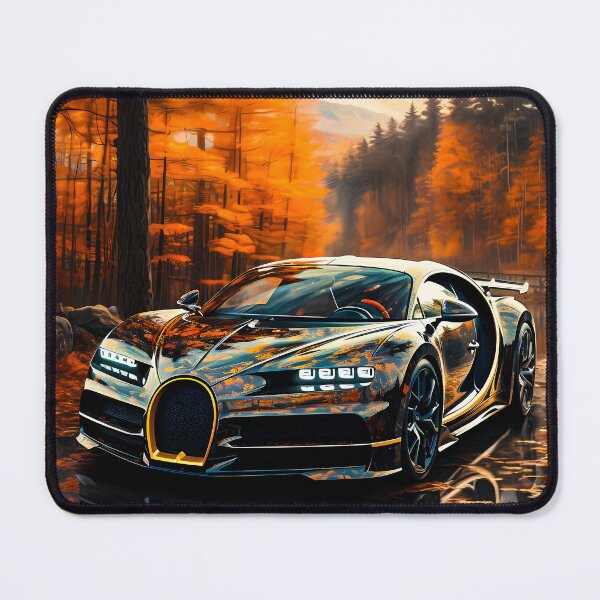 Item preview, Golden Autumn Forest Surrounds This Striking Exotic Car Masterpiece designed and sold by RevUpDesign.
