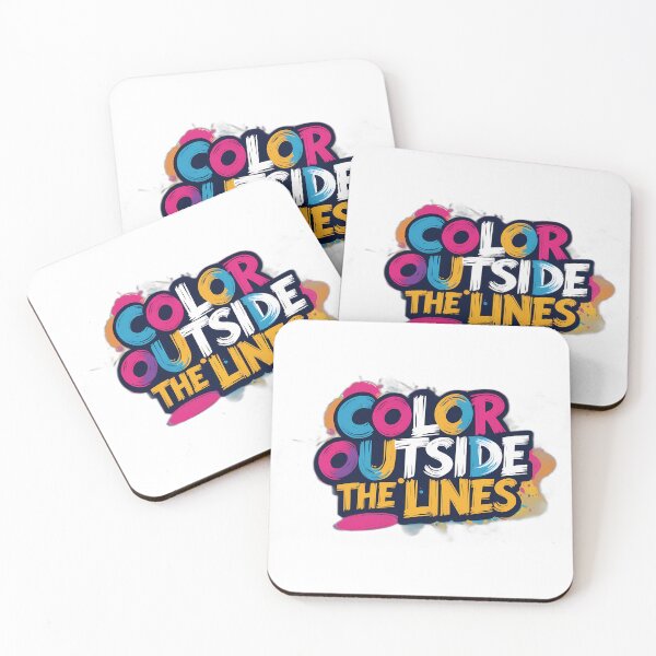 Item preview, Color Outside the Lines Creative Spirit designed and sold by Y-Muqsit.