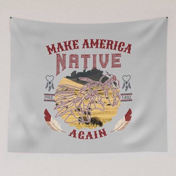 Item preview, Make America Native Again, Native Indian American Day Pride Indigenous Native American designed and sold by Mapeti.