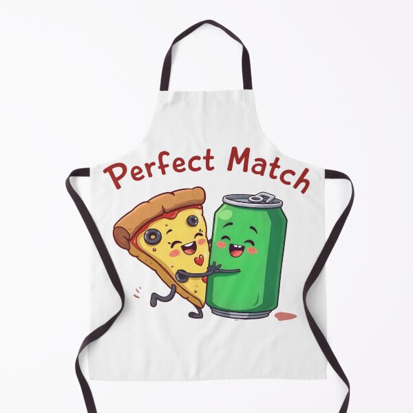 Item preview, Perfect Match Pizza & Soda T-Shirt | Cute Couple Tee designed and sold by Nuvra Clothing.