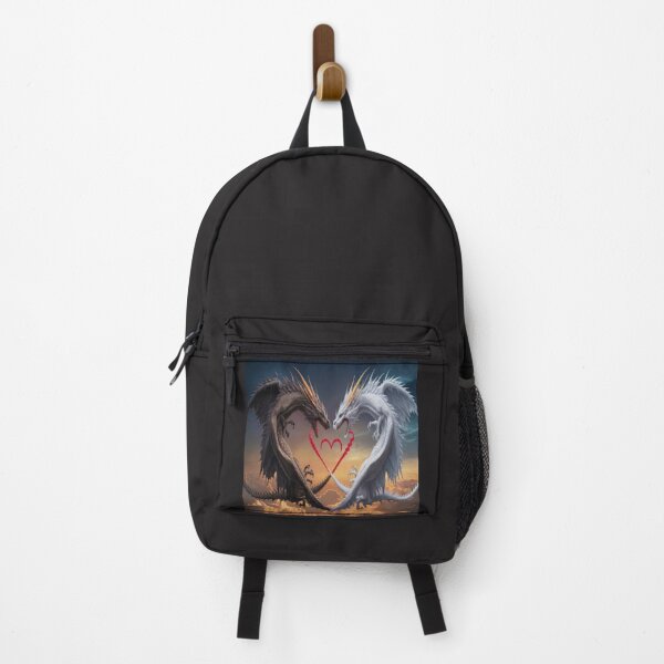 Item preview, dark and white two dragons love heart ,Legendary Animals,dragon art,Legendary dragon designed and sold by Expressions-Sel.