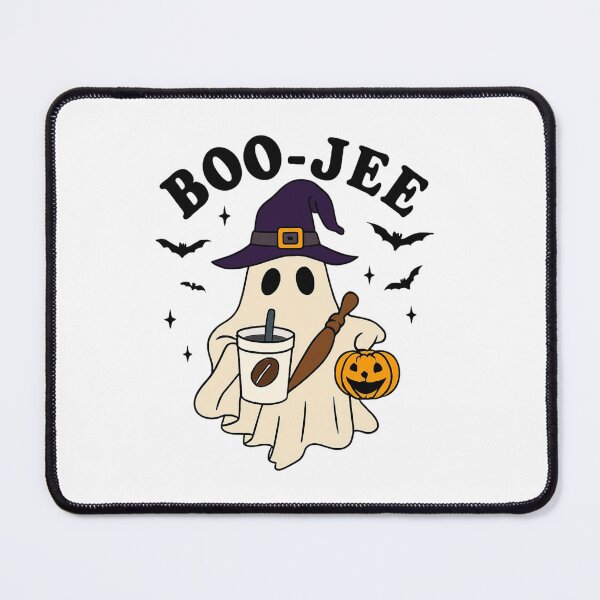 Item preview, Boo-Jee Ghost Halloween Witch Hat and Pumpkin | Funny Spooky Coffee Ghost Design designed and sold by Maya75.