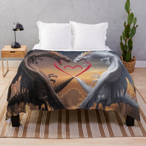 Item preview, dark and white two dragons love heart ,Legendary Animals,dragon art,Legendary dragon designed and sold by Expressions-Sel.