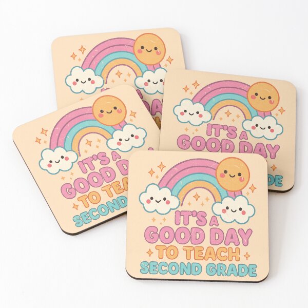 Item preview, Rainbow Second Grade Teacher Back to School Vibes designed and sold by RamblingsRose.