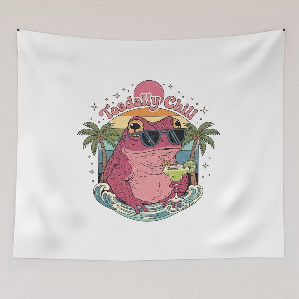 Item preview, Totally Chill, Chill, relax, pun, beach, Funnyfits70, retro, vintage, meme, funny, humor designed and sold by FunnyFits70.