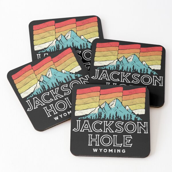 Item preview, Retro Jackson Hole Wyoming Mountains designed and sold by Kinalan.