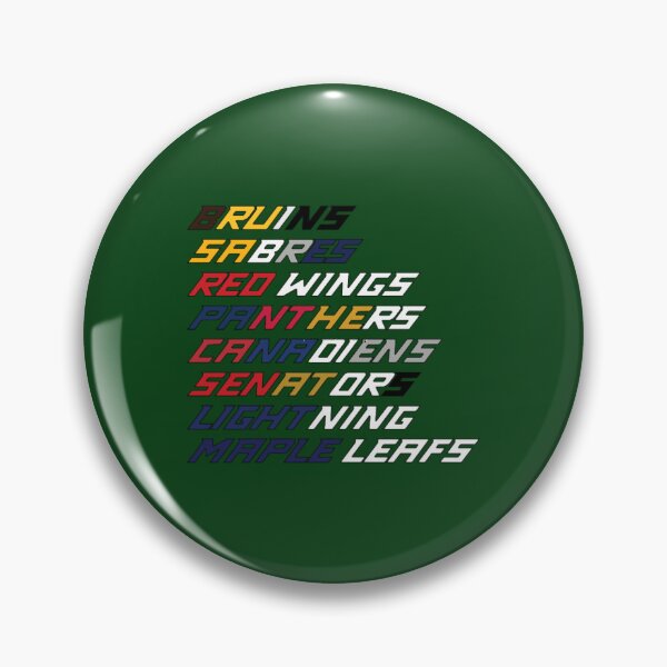 Item preview, Atlantic Division Team Names and Colors designed and sold by CraftNeonArt.