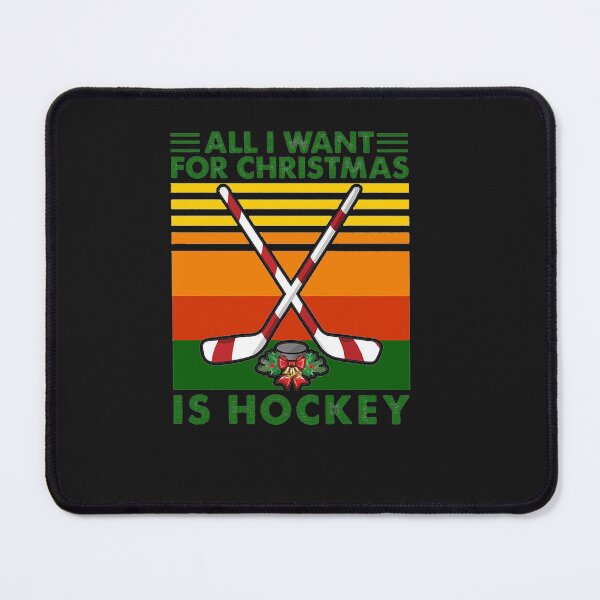 Item preview, All I Want For Christmas Is Hockey Player Xmas Ice Hockey designed and sold by CraftNeonArt.