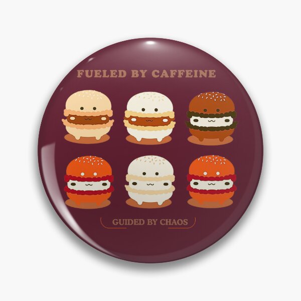Item preview, Fueled by Caffeine Macaron Monsters – Midnight Maroon Edition designed and sold by bugnoodle™ .