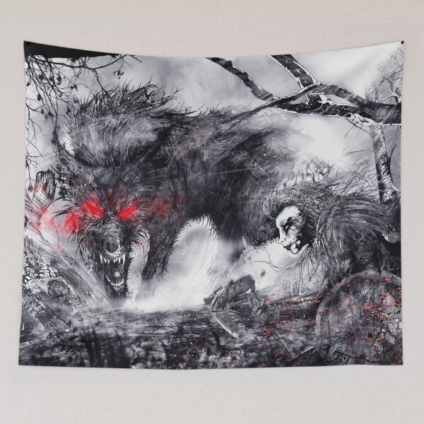 Item preview, Fenrir art designed and sold by Saint Arts Studio.