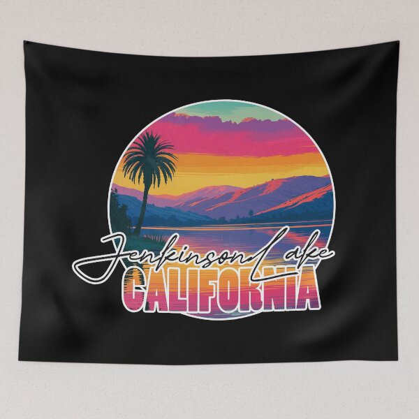 Item preview, Jenkinson Lake, El Dorado County, California, Lake sunset designed and sold by Wanderful-roads.