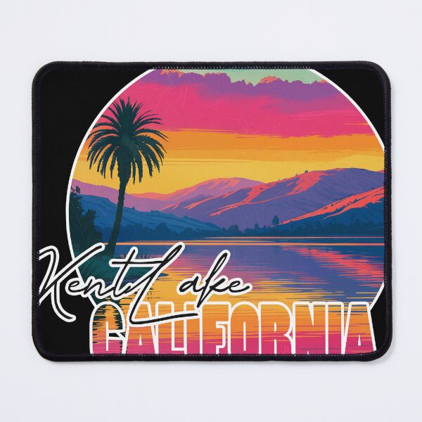 Item preview, Kent Lake, Marin County, California, Lake sunset designed and sold by Wanderful-roads.