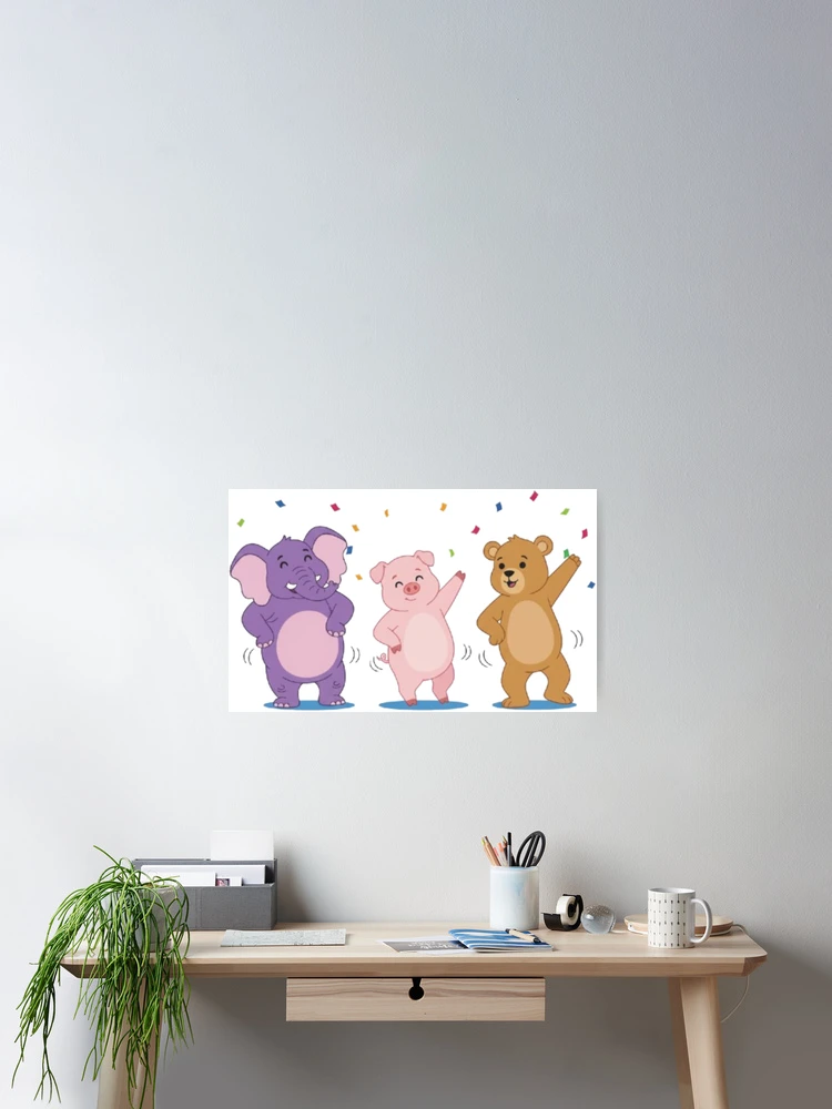 Thumbnail 2 of 3, Poster, Fun dance designed and sold by PP&RAINBOW SHOP.