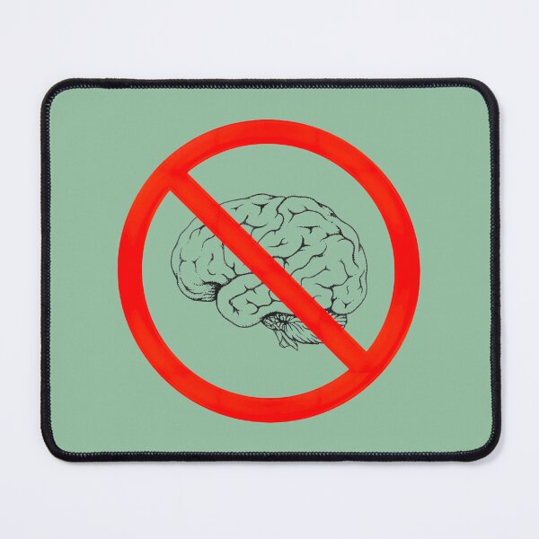 Item preview, No Brains Allowed | PERFECT GIFT FOR YOU AND FRIENDS designed and sold by TiffanyTumba.