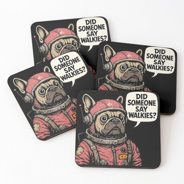Item preview, Astronaut French Bulldog – Did Someone Say Walkies? designed and sold by SnapLabDesigns.