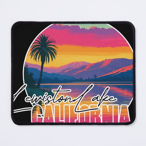 Item preview, Lewiston Lake, Trinity County, California, Lake sunset designed and sold by Wanderful-roads.