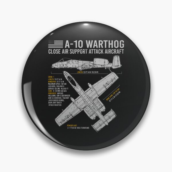 Item preview, A-10 Warthog US Aircraft Plane USAF Airplane Blueprint designed and sold by nctrnlcolle.