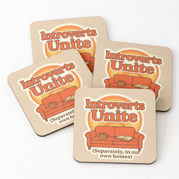 Item preview, Introverts Unite Separately designed and sold by DesignShopAD.