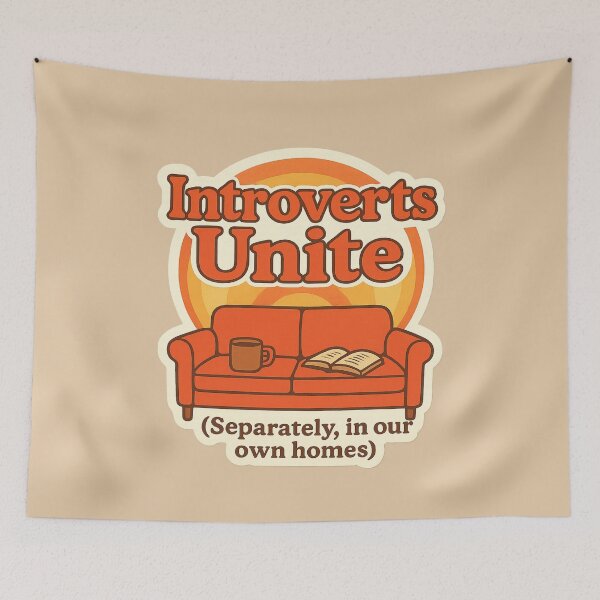 Item preview, Introverts Unite Separately designed and sold by DesignShopAD.