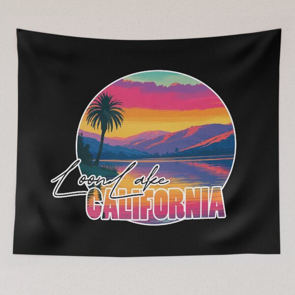Item preview, Loon Lake, El Dorado County, California, Lake sunset designed and sold by Wanderful-roads.