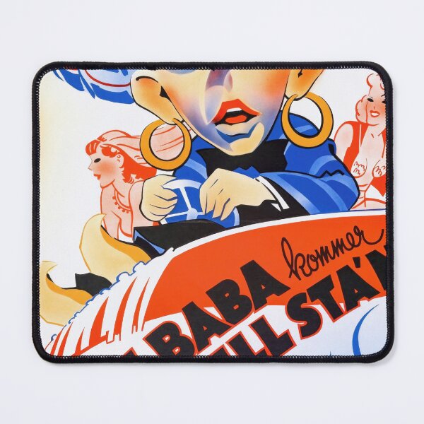 Item preview, Vintage Movie Poster | Ali Baba Comes to Town | Eddie Cantor Art | 1930s Hollywood | Bold & Colorful Caricature Design designed and sold by artofuniverse.