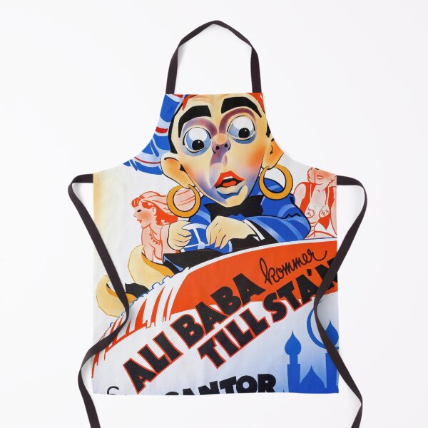 Item preview, Vintage Movie Poster | Ali Baba Comes to Town | Eddie Cantor Art | 1930s Hollywood | Bold & Colorful Caricature Design designed and sold by artofuniverse.