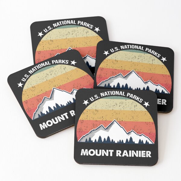 Item preview, Retro Mount Rainier National Park designed and sold by Kinalan.