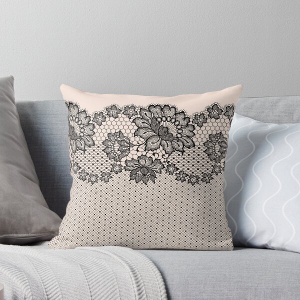 Item preview, Black lace seamless pattern. designed and sold by Laces.