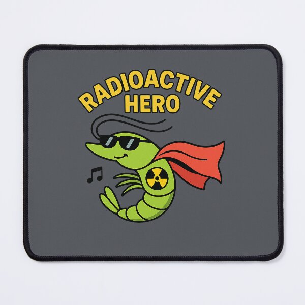 Item preview, Radioactive Hero – Meme Shrimp Parody Design designed and sold by Bratak.