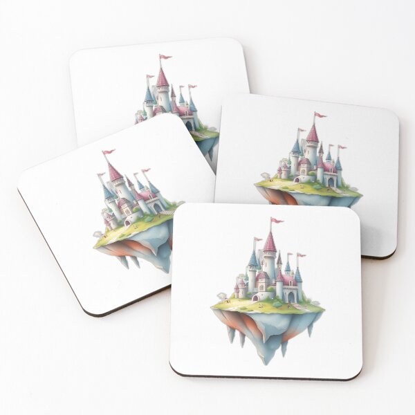 Item preview, Whimsical Floating Island with Crystal Castles designed and sold by sharon1210.