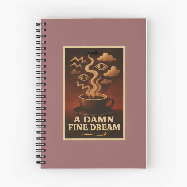 Item preview, Dreamy Coffee Smoke: Zig-Zag Lines, Eyes & Clouds Poster designed and sold by LH-Robin.