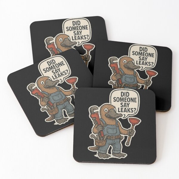 Item preview, Plumber Platypus – Did Someone Say Leaks? Funny Animal Design designed and sold by SnapLabDesigns.