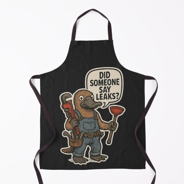 Item preview, Plumber Platypus – Did Someone Say Leaks? Funny Animal Design designed and sold by SnapLabDesigns.