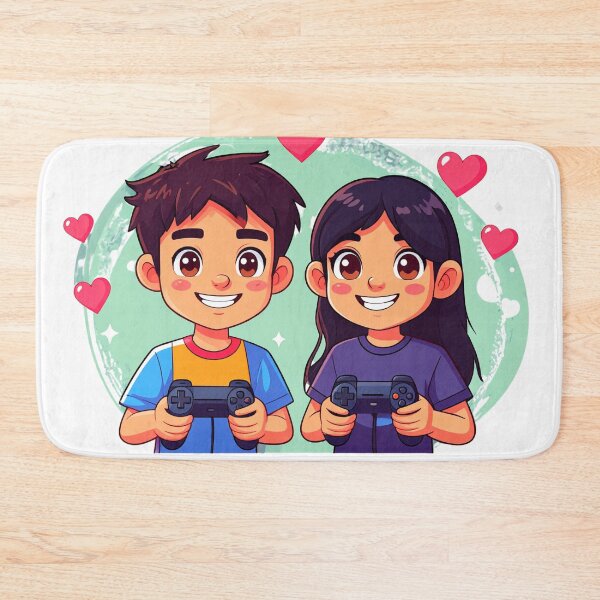 Item preview, Player 1 & Player 2 Pixel Art Gamer Couple T-Shirt designed and sold by Nuvra Clothing.