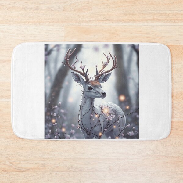 Item preview, Lavender Deer with Twigs and Flowers designed and sold by sharon1210.