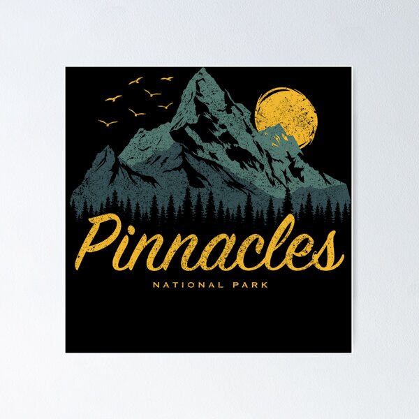 Item preview, Retro Pinnacles National Park US Vintage Pinnacles designed and sold by Ilyablo.