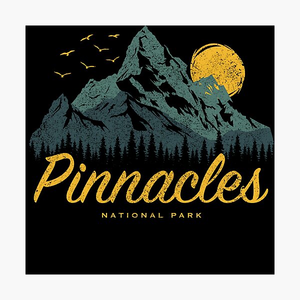 Item preview, Retro Pinnacles National Park US Vintage Pinnacles designed and sold by Ilyablo.