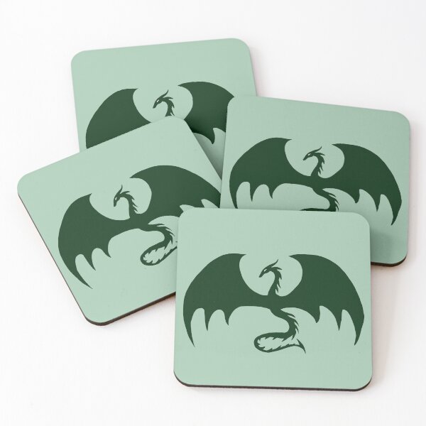 Item preview, Amphiptere Silhouette- Green designed and sold by EChapmanArt.