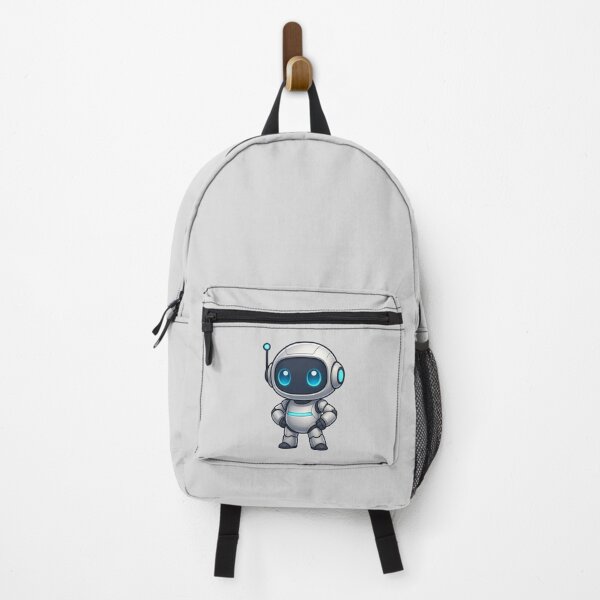 Item preview, Cute Futuristic Robot Illustration standing in a confident pose designed and sold by henamy.