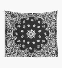 Black bandana Wall Tapestry