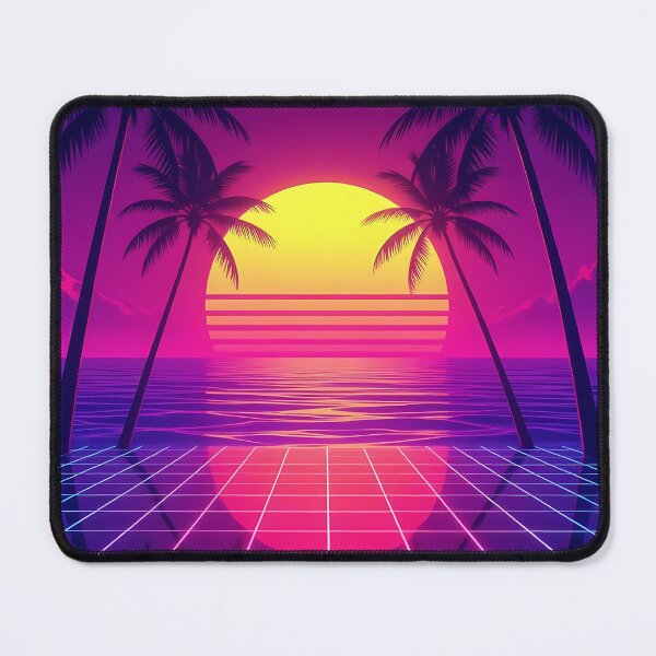 Item preview, Retro Sunset Trees Matrix Postcard (image size 6656x9984) designed and sold by Digital-Davinci.